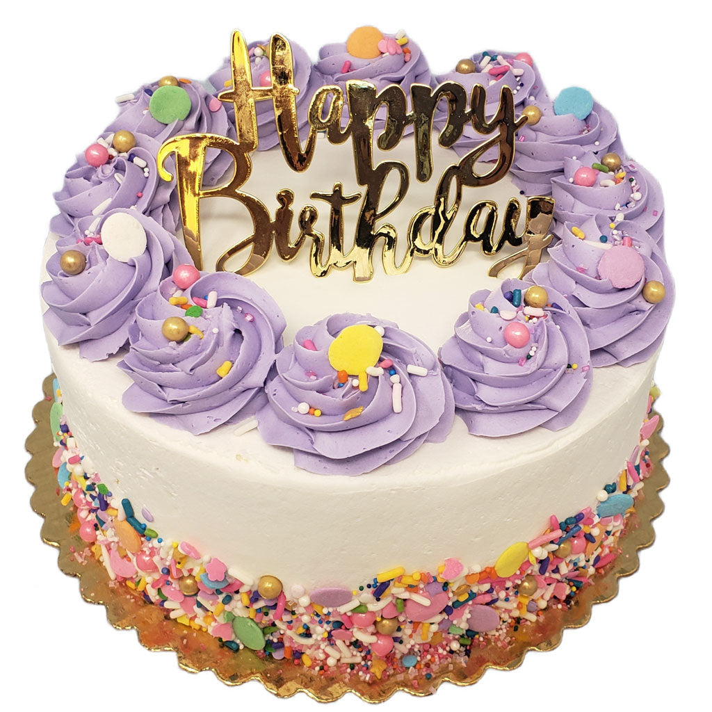 Happy Birthday DL - White Flavor – ROCKY MOUNTAIN FLOWERS & GIFTING, Aurora CO