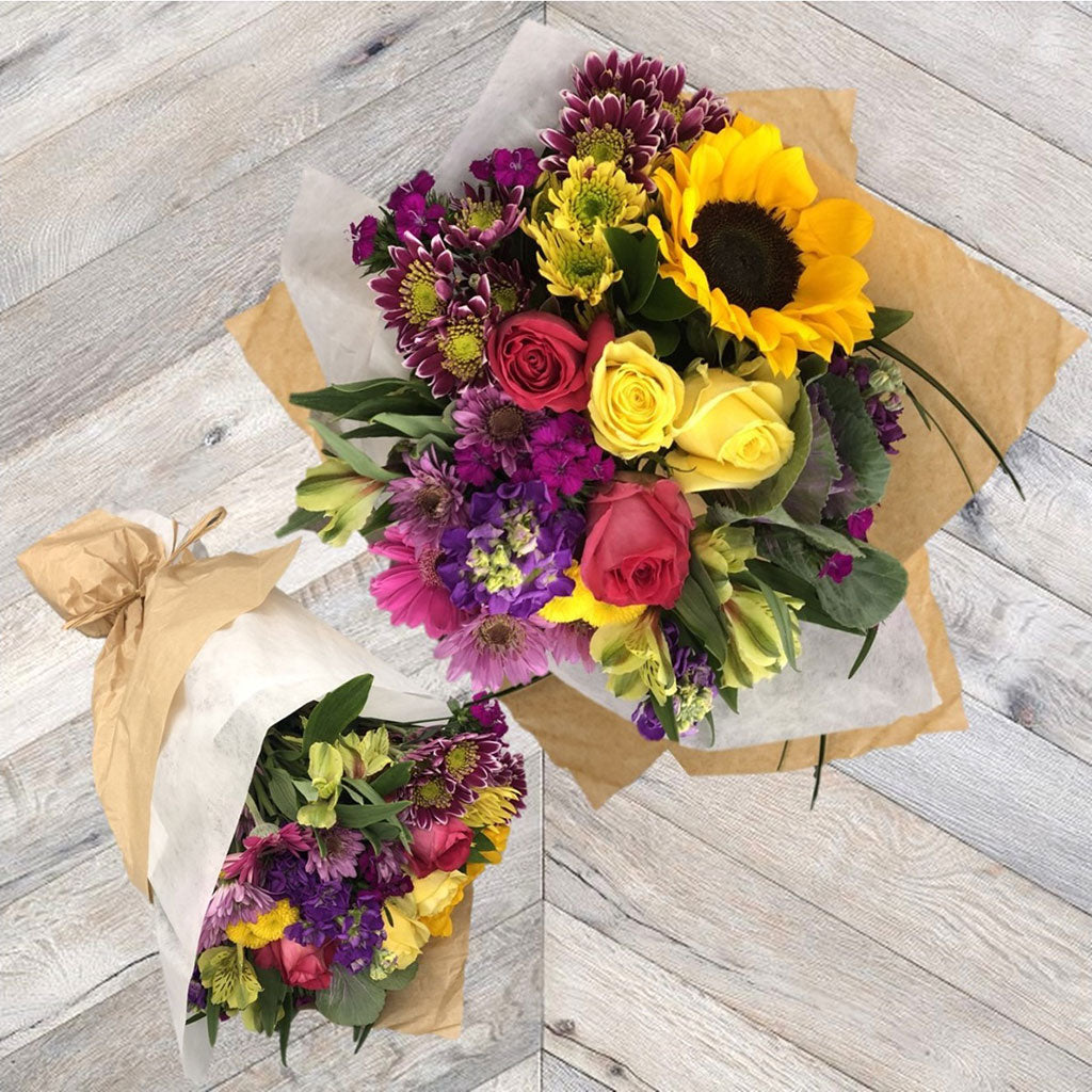 Rocky Mountain Wrapped Bouquet – ROCKY MOUNTAIN FLOWERS & GIFTING, Aurora CO
