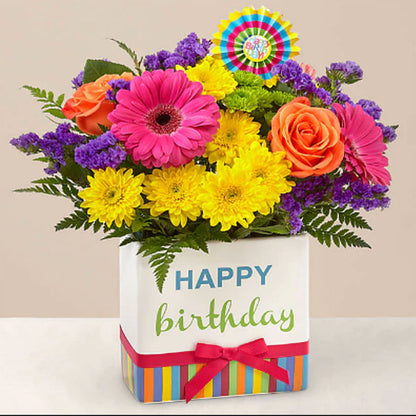 Birthday Brights Bouquet – ROCKY MOUNTAIN FLOWERS & GIFTING, Aurora CO