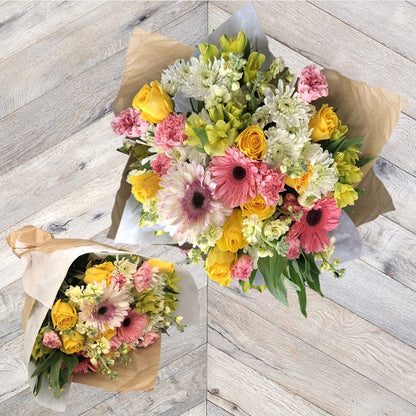 Dewdrop Wrapped Bouquet – ROCKY MOUNTAIN FLOWERS & GIFTING, Aurora CO